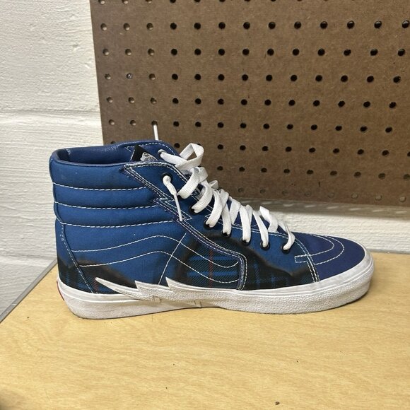VANS Sk8 Hi Bolt Big Reveal Volcano Navy Blue High Top Sneakers Sz 11.5 Mens - Picture 5 of 9